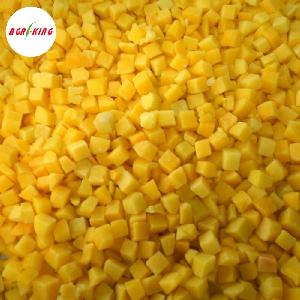 Chinese Bulk IQF Frozen Wholesale Yellow Peach Dices