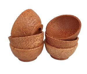 Natural handmade coconut wooden bowls from Vietnam cheap price wholesale