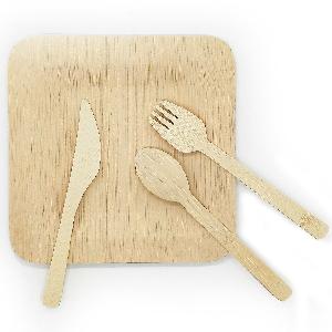 Cheap Price Best Selling Disposable Wooden Cutlery Set from Vietnam