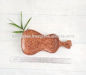 Eco Friendly Handmade Natural Coconut Wooden Dishes Wood Plates from Vietnam