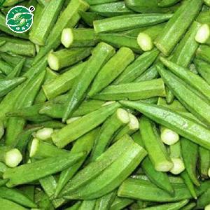 supply BRC certified new crop IQF frozen okra whole cut slice good quality hot sale
