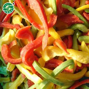 iqf frozen pepper with color of red .yellow and green