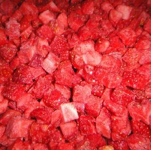 Hot Sale Diced IQF Frozen Strawberry for jam and juice