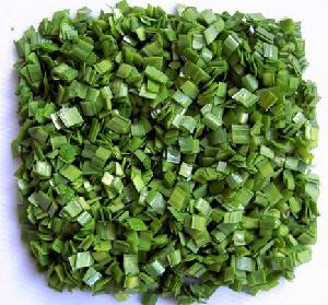 IQF frozen vegetables leek dice