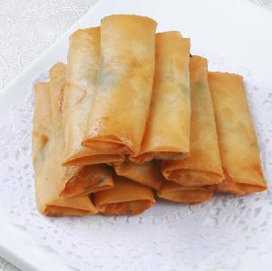 Hot sale high quality delicious frozen vegetable spring roll