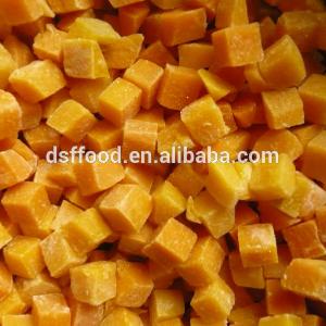 supply BRC certified IQF Frozen Pumpkin Puree slice Dice Cut Chunks good quality hot sale
