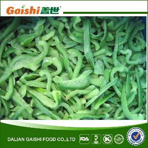 IQF Frozen Green Pepper Slices