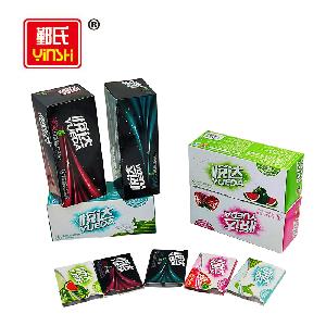 Yueda cool mint and fruit flavor chewing gum Bubble gum