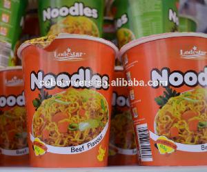 instant cup noodle / chicken beef curry vegetable prawn / halala ramen