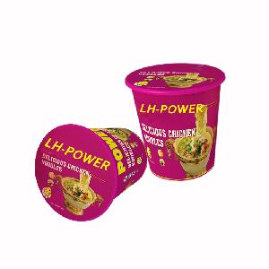 Hot sale noodles product type oem instant style beef flavor paper cup soup noodle with low carb