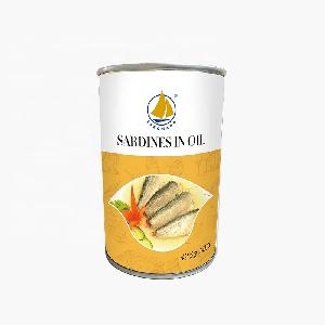HACCP approved factory sardine types of canned fish in tomato sauce oil brine