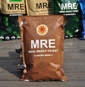 MRE ready to eat meal for army 12 hour packs
