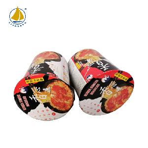 Fried processing instant type Chinese cup noodles beef flavor halal OEM