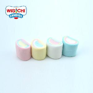 Free sample 1KG bulk packing 5g colorful column marshmallow fruity flavour halal wholesale marshmallow