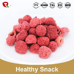 Freeze-dried crispy taste healthy dried fruit freeze dried raspberry
