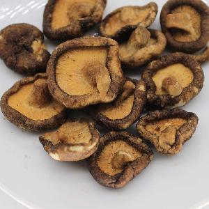Low temperature vacuum fried dried  mushroom   shiitake  chips