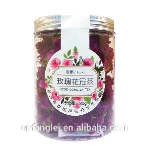 low-temperature dried sulfur-free organnic herbal  rose  flavor  tea  PET bottle packed  rose   tea 