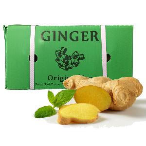 5kg PVC carton packing yellow fresh ginger on sales