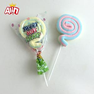 HALAL assorted soft chewy fruit candy lollipop marshmallow