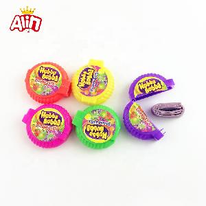 Rounded Shaped  plastic  packing fruity Hubba Bubba gum