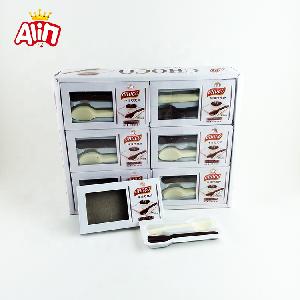 Holiday gifts white spoon and black fork milk coffee couple mellow chocolate