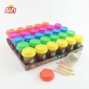 Mini Cute milk tea cup with 8g fruity yogurt flavor CC stick candy