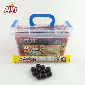 Practical portable household plastic storage box interesting bagged ball black and white chocolate