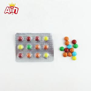 12 Rainbow Crispy Sugar coated Ball Mini Chocolate