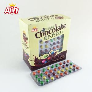 Colorful sugar-coated unforgettable delicious childhood memories chocolate beans