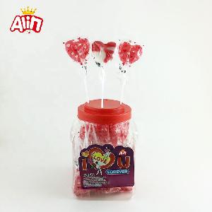 Valentine s Day gift love you strawberry milk mixed flavor mini love bag heart shape sweet lollipop