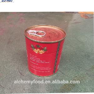 wholesale african food canned tomato paste 28-30% brix