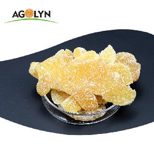 Health Food supplement ginger slice with sugar