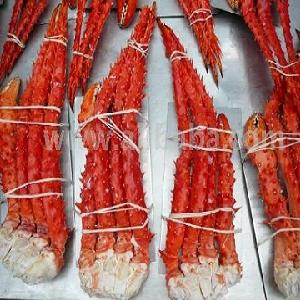 Red King  Crab  Legs With Clusters/ Live  Red King  Crab / Live  Mud  Crab 