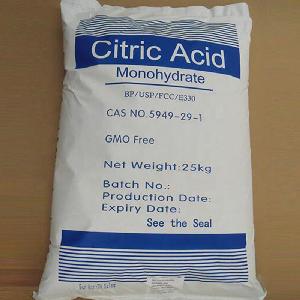 Top grade food additives citric acid monohydrate