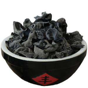 Dried Black Fungus; Champignon Noir; Mu-Err Pilze, Wood Ear Mushroom