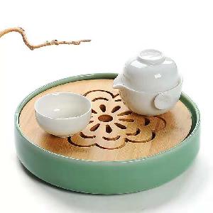 Factory price traditional chinese tea  tray  gongfu  wooden  tea  tray 