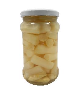 choice quality Chinese 314ml white asparagus tips   cuts in tin in jar good price
