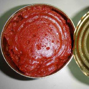 canned tomato paste in 850g tin double concentrated brix 28-30 natural red  color 