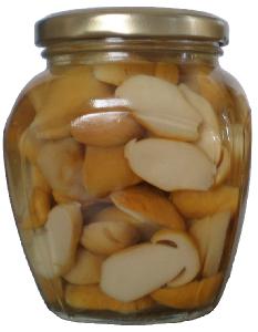 480ml porcini boletus Edulis in brine in jar Chinese canned wild mushroom