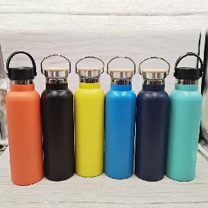 Wholesale Powder Coated Thermos Bottle Double Wall Hydro Stainless Steel Vacuum Flask