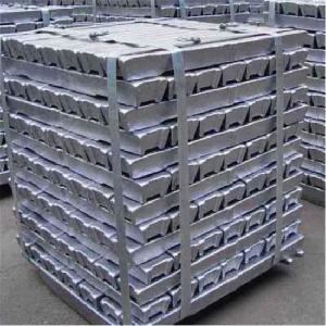 HIGH PURITY ZINC INGOTS 99.9%