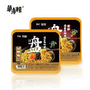 Wholesale Barrel packaging  instant  noodles  Healthy Quick Cooking  Dry Noodle with Seasoning