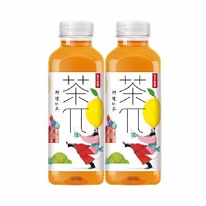 Wholesale Lemon Flavor Bottled Black Tea Drink Soft Tea Drink Fruit Beverages