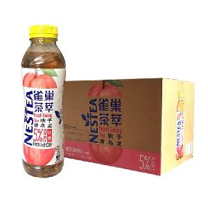 Wholesale fruit juice tea drink peach Oolong flavored fruit juice tea drink