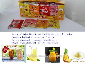 Instant fruits flavor drink powder in compound mixed