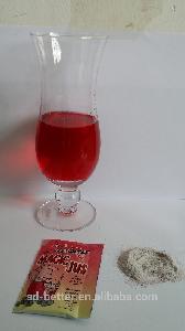 Hot sales for the raspberry flavor drink powder mixed by the essence and colorant