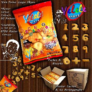 Yelele Children Fun Learn with numbers 123 Biscuits number shape