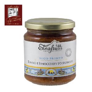 280g  Tuna  Fish and Wild Fennel Sauce Giuseppe Verdi Selection Italian seafood Sauce Made in Italy