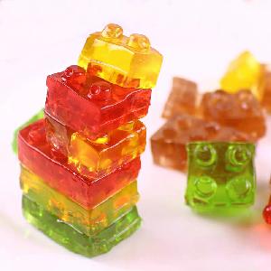 High quality building block jelly candy sweets chinese candy gummy candy maker