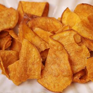 Thin OEM fried crispy sweet potato chips office snack
